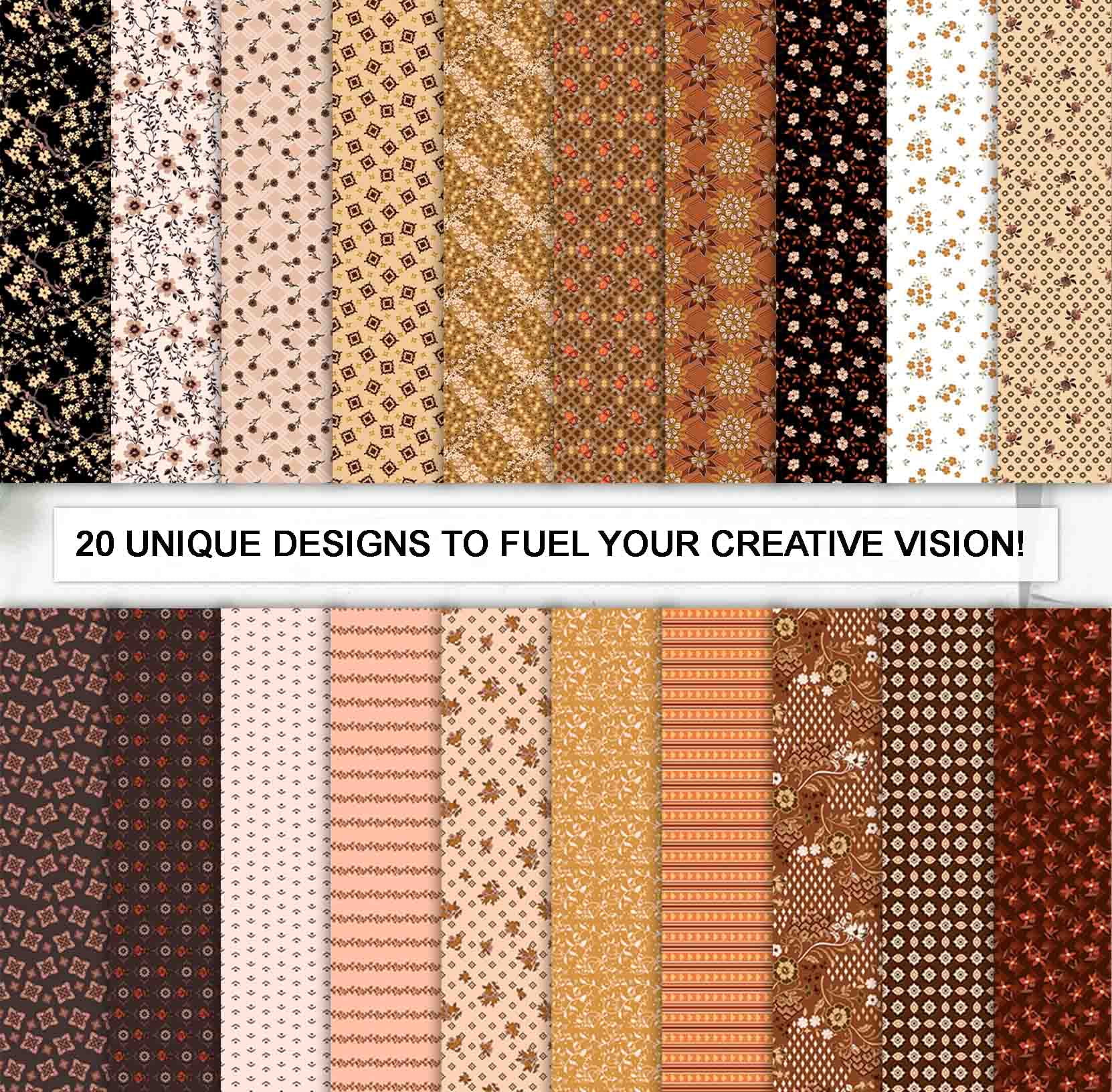 Jelly Roll Fabrics for Quilting 40 Strip 2.5" Cotton Strips Bundles, Perfect Quilting Fabric for Craft Project, Precut Quilt Fabirc, Cotton Strips for Home Dcor, Blanket, Rugs - Earthy Elegance