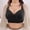 Black, variant on Ladies' Autumn And Winter New Adjustable Bra Without Steel Ring Large Chest Display Small Upper Support Comfortable And Glare Underwear Womens Bras Push up Front Closure Women's Sports Bras Sports