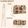 thumbnail image 4 of FORMRS Women Crossbody Purse with Chain Strap Vegan Leather Shoulder Handbag, Brown Cakes, 4 of 7