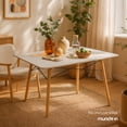 thumbnail image 4 of Set de Comedor Mundo In Muebles Mesa Rectangular Oslo Blanca + 4 Sillas Moura Negro, 4 of 7