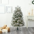 thumbnail image 6 of Nearly Natural T1574 5 ft. Flocked Colorado Mountain Fir Artificial Christmas Tree with 300 Microdot LED Lights, Warm White, 6 of 10