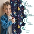 thumbnail image 3 of Blackout Kids Curtains,Astronaut and Moon Blue Pattern Children's Insulated Curtains Set Of 2,Bedroom Essentials,Toddler Room Decor 42"x54", 3 of 5
