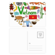thumbnail image 1 of Vietnam amor corazon Landscap bandera nacional Set cumpleaños gracias tarjeta postal correo lado 20pcs, 1 of 3