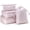 Mauve, variant on Bliss Travel Packing Cubes Zippered Compression Bags for Luggage with Laundry Bag 4-Piece Set