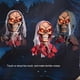 thumbnail image 3 of Cateissary Decoraciones de calaveras de Halloween de terror colgador de puerta de esqueleto activado por sonido casa embrujada Control de voz Kits de decoración para fiestas Café, 3 of 6