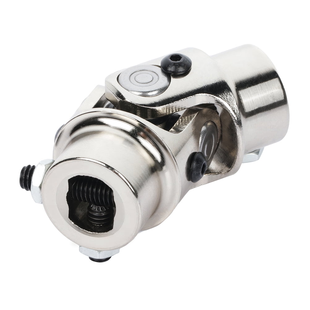 ECCPP Steering Shaft U-Joint 13/16-36 Spline X 3/4" DD Chrome Fits select: 1970-1976 CHEVROLET C10, 1967-1976 CHEVROLET CAMARO