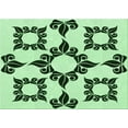 thumbnail image 1 of Ahgly Company Indoor Rectangle Patterned Mint Green Area Rugs, 7' x 9', 1 of 6
