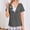 Dark Gray, variant on Mastectomy Shirts with Drain Pockets Tear Away Side Shoulder Surgery Tops for Women 2026 Chemo Shirts for Port Access Blue XL
