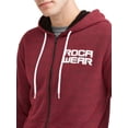 thumbnail image 4 of Men's El Capo Sherpa Hoody space dyed fleece with sherpa lining, full zip hoody, 4 of 4