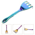 thumbnail image 2 of HEMOTON Gardening Rake Small Hand Rake Garden Metal Rake Multi-purpose Gardening Tool(4 Tines), 2 of 5