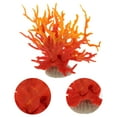 thumbnail image 3 of Unique Bargains 1 Pc Colorful Coral Reef Decor for Aquarium Decor Yellow Red 6.5"x5.83", 3 of 7