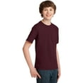 thumbnail image 4 of Port & Company ®  - Youth Essential Tee. Pc61y Xl Athletic Maroon, 4 of 4