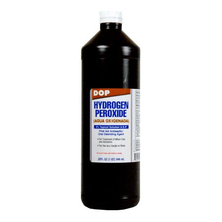 Dop Hydrogen Peroxide 3% Antiseptic Solution 32 oz for Minor Cuts and Oral Ailments