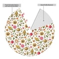 thumbnail image 2 of Yiaed Fall Fruits And Vegetables Print Christmas Tree Skirt , Tree SkirtsTree Mat for Christmas Winter Holiday Indoor Decorations-30", 2 of 7