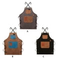 thumbnail image 1 of Baohd Work Aprons For Grill Kitchen Restaurant Multi Big Pockets For Maximum Waiters Artists Work Aprons Black, 1 of 6