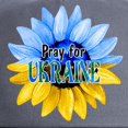 thumbnail image 2 of CafePress - Pray For Ukraine Blue And Yellow Sunflower Basebal - Adjustable 100% Brushed Unisex Casual Cotton Baseball Cap, Beige, 1, 2 of 2