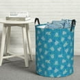 thumbnail image 5 of Picia Sea Turtle Large Laundry Basket, Waterproof, Freestanding Laundry Hamper, Collapsible Tall Clothes Hamper with Extended Handles-Medium, 5 of 8