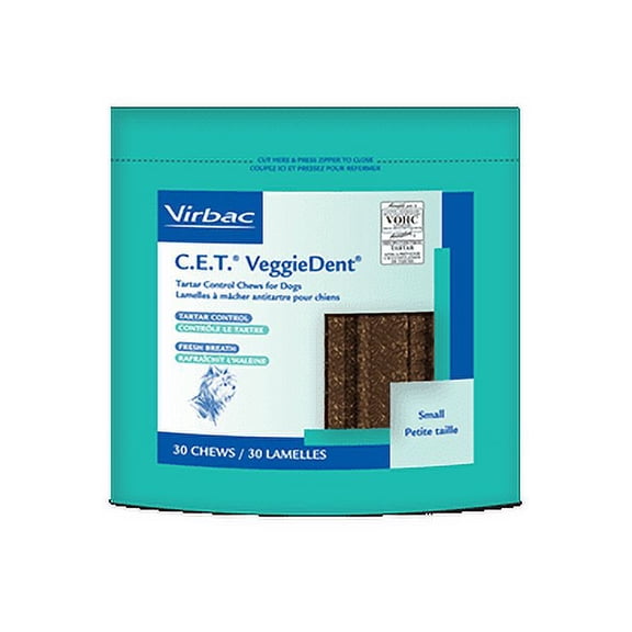 Virbac C.E.T. VeggieDent Dental Chews for Dogs