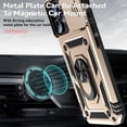 thumbnail image 4 of Estuche GANGXUN para iPhone 16 Pro Max, soporte giratorio 360°, estilo mecánico y magnético, 4 of 5