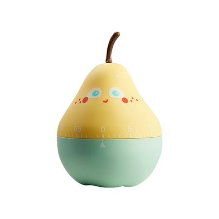 

Plastic Kitchen Timers Cute Shape Mechanical Timer Student Learning Exam Timers for Kitchen Baking Steamed Fish Reminder