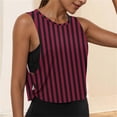 thumbnail image 2 of fatyb Womens Workout Tank Tops Open Side Crop Athletic Shirts Sleeveless Running Basic Tees Activewear, 2 of 7