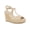 Raffia, variant on Womens Waves Raffia Dressy Wedge Sandals
