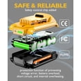 thumbnail image 7 of 2 Pack 4.0Ah Replacement Battery and Charger for Dewalt 20V Max Batteries DCB200 DCB205-2 DCB206 DCB204 DCB203 DCB208 Compatible with Dewalt 20V Cordless Power Tools with Charger, 7 of 7