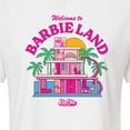 thumbnail image 3 of Barbie The Movie - Welcome To Barbie Land - Juniors Cropped Cotton Blend T-Shirt, 3 of 5