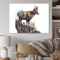 thumbnail image 2 of Designart Double Exposure Of A Goat With Nature Canvas Wall Art, 2 of 5