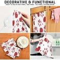 thumbnail image 7 of Dreamtimes Valentine's Day Paw Kitchen Dish Towel 4 Pack, Soft Absorbent Dishcloths Reusable Hand Towel Washable Tea Towels for Home Kitchen Bar Table Decor, 28 x 18 Inch, 7 of 7