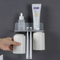 thumbnail image 3 of Toothbrush Holder Wall Mounted, Space Electric Toothbrushes Holder, 3 of 5