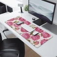 thumbnail image 2 of Long Mouse Pads for Desk,Pioneer Flower Floral Print Pattern Desk Mats on Top Of Desks, Desk Mouse Pad Extra Large with 3mm Non-Slip Base and Stitched Edge for Gaming,Office,Work,Home 31.5"x11.8", 2 of 6