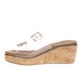 thumbnail image 3 of Corkys Womens Twinsie Clear Rhinestone Wedge  Casual Shoes, 3 of 5