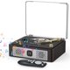 thumbnail image 2 of Reproductor de CD portátil con Bluetooth, pantalla de alta definición y altavoces integrados, 2 of 8