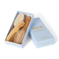 thumbnail image 1 of Set de cepillos y peines ELLAOLA de bambú natural para niños pequeños, 1 of 8
