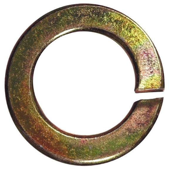 Hillman 5/16 in. Dia. Yellow Dichromate Steel Split Lock Washer 100 pk