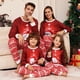 thumbnail image 3 of Xmas Family Matching Clothing Christmas Pajamas 2024 New Year Fashion Green Santa Claus Print Adult Kids Set Baby Romper Pajamas, 3 of 4