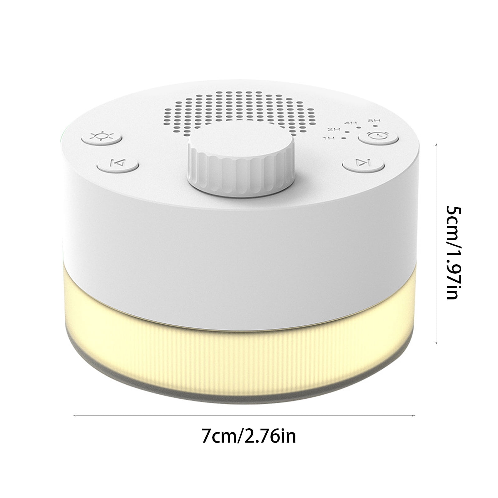 Baby Sleep Aid Machine With 24 Sounds Adjustment Warm Lighting 4 Timer Setting For Home and Travel
