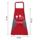 thumbnail image 4 of Billuyoard Delantal impermeable a prueba de aceite, babero de cocina ajustable con accesorio de cocina Herramientas y accesorios para hornear Rojo, 4 of 6
