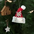 thumbnail image 3 of RXMEKW Personalized Christmas Ornaments Christmas Hat Decoration, Christmas Tree Decoration, Red Christmas Decoration, Holiday Gift, Suitable for Living Room, Kitchen, and Bedroom Decoration, 3 of 6