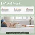 thumbnail image 4 of FDW Full 10 Inch Medium-Firm Memory Foam Mattress, CertiPUR-US Certified, Wave Comfort, White, 4 of 6