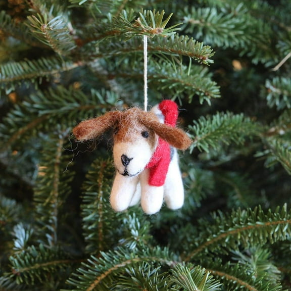 Felt Ornament - Jack Russell