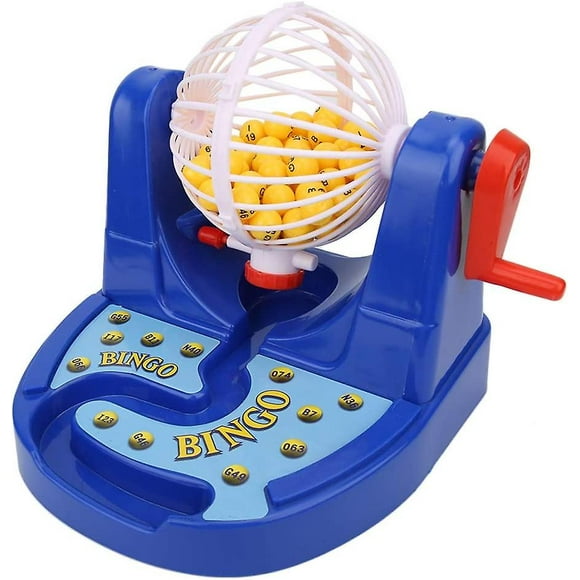 Lottery Machine Lotto Games with Lottery Numbers Ball Bingo Game Hand Draw 75 Balls-QIUPING