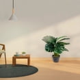 thumbnail image 3 of planta artificial de polietileno monstera 60 x 60 cm con maceta de cemento, 3 of 3