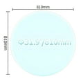 thumbnail image 3 of 32 Inch Round Tempered Glass Table Top, 1/2" Thick Clear Safety Glass with Polished Edge for Dining Table, Patio, Coffee Table, Indoor Outdoor Use, Replacement Glass Top, 3 of 7