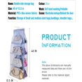 thumbnail image 2 of CPDD Hanging Handbag Purse Organizer,Breathable Polyester Fiber+PVC Handbag Organizer,8 Easy Access Pockets,Wardrobe Closet Space Saving Organizers System,Washable,46 L x 13.8W (C-Light Gray), 2 of 8
