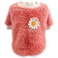 thumbnail image 2 of Sunflower Super Cute Puppy Cat Dog Fleece Soft Comfy Warm Spring Winter Pet Sweater for Most Small Dogs,Cats Sweater, 2 of 6