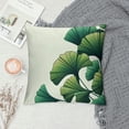thumbnail image 2 of RUIYC Throw Pillow Cover Leaf Ginkgo Leaves Alternative Antioxidant Asia Pillowcase Home Decorative Square Pillow Case Cushion Cover, 2 of 5