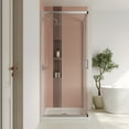 thumbnail image 2 of 36 in. W x 72 in. H Square Sliding Framed Corner Shower Enclosure in Chrome with 5/16 in. (8 mm) Glass, 2 of 13