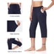 thumbnail image 3 of Greeniant Pantalones de mujer Pantalones deportivos Pantalones de chándal de cintura alta Color sólido para todas las estaciones Uniforme atlético  azul oscuro S Greeniant OD002099-03, 3 of 6